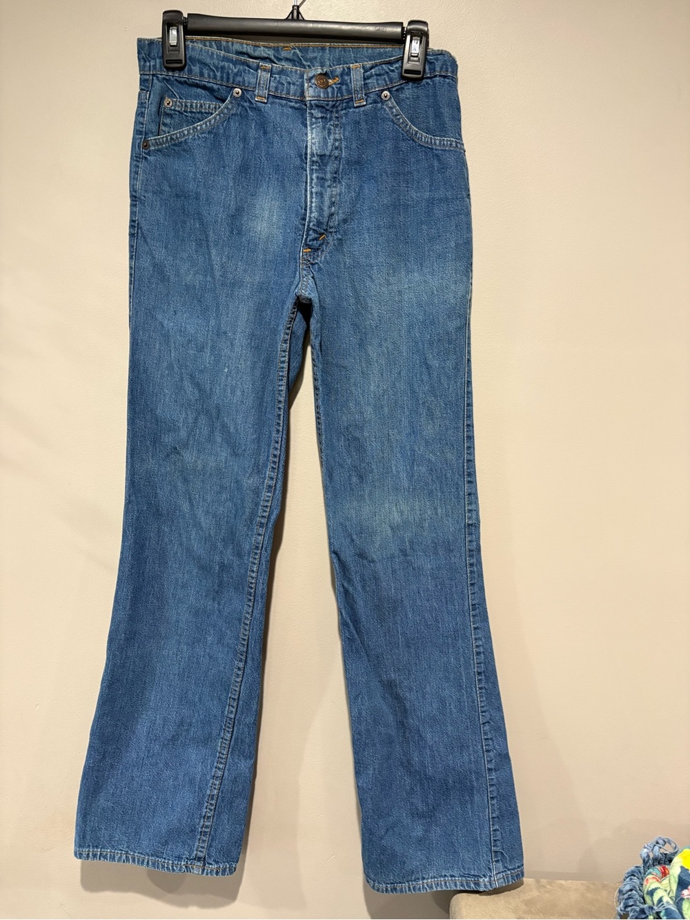 Vintage 70s 80s Levis Movin On Orange Tab Jeans 27